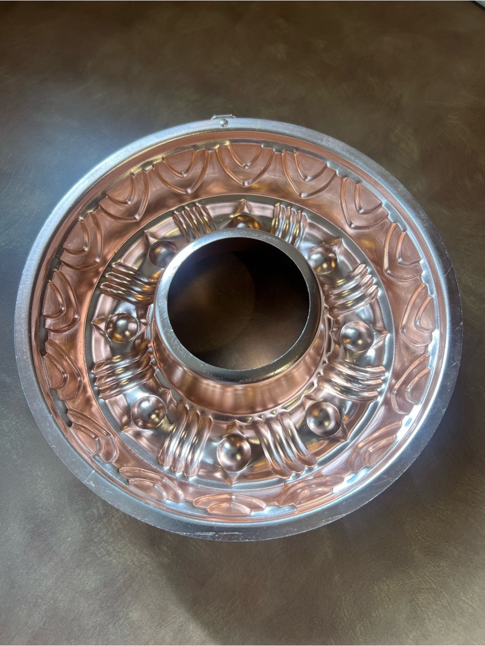 Vintage Copper Mold Pan 3.5 cups; Good Condition